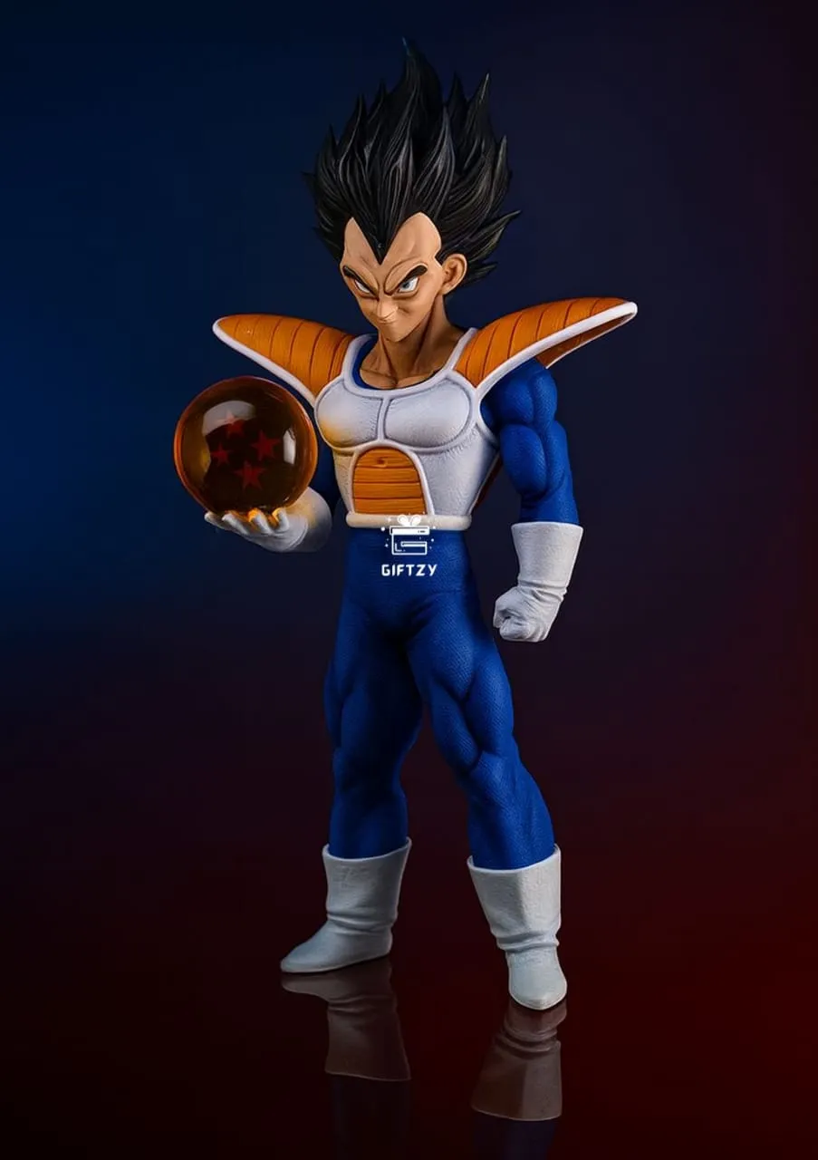 Vegeta action figure with dragon Ball size 25 cm