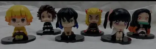 Demon slayer setting figure set of 6 size 10 cm